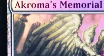 Themed Playing Card - Kartu Proxy Kustom Akroma's Memorial/Akromas Will,