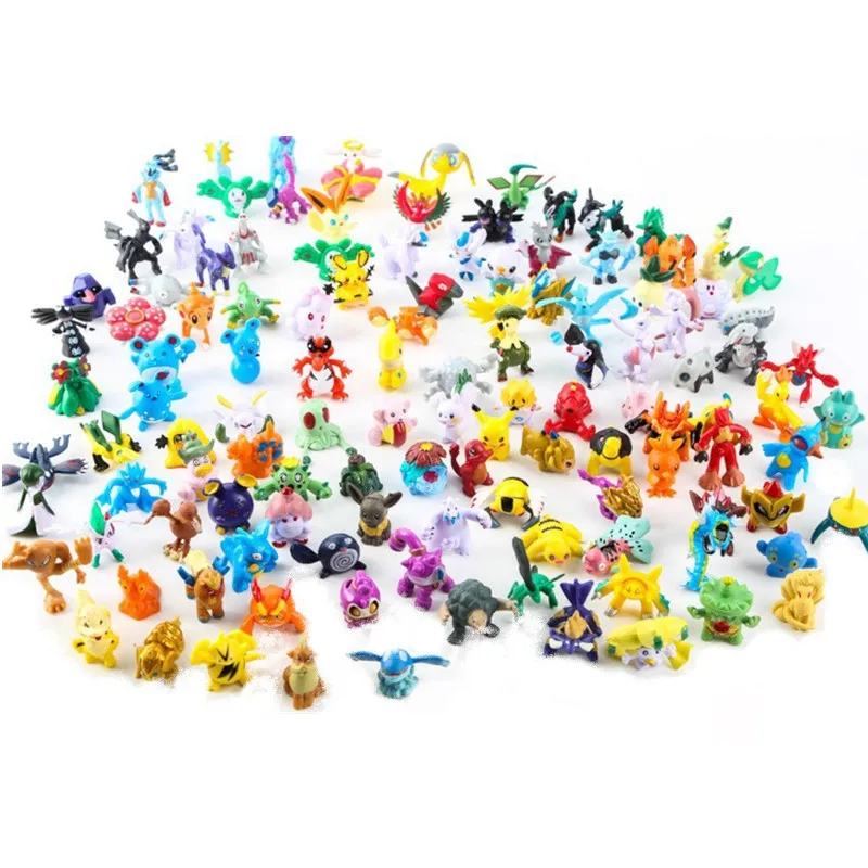 Anime Merchandise Figure - Figur Anime Pokemon 2-3CM Pikachu Model