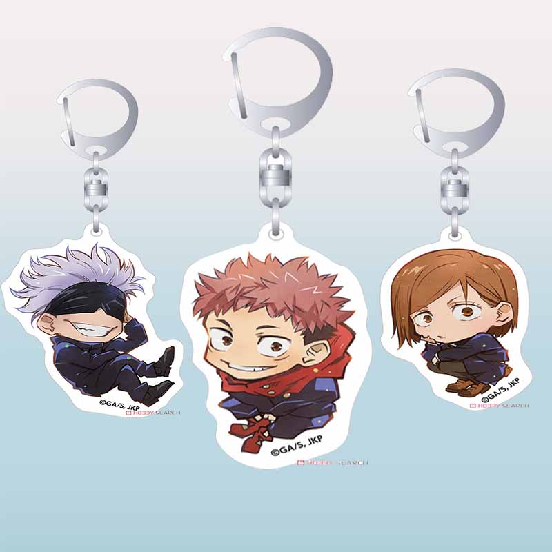 Jjk Anime Merchandise - Gantungan Kunci Akrilik untuk Jjk Yuji