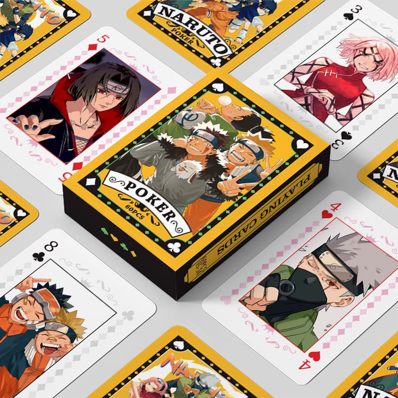 Themed Playing Card - Kartu bermain kertas berlapis kartun baru