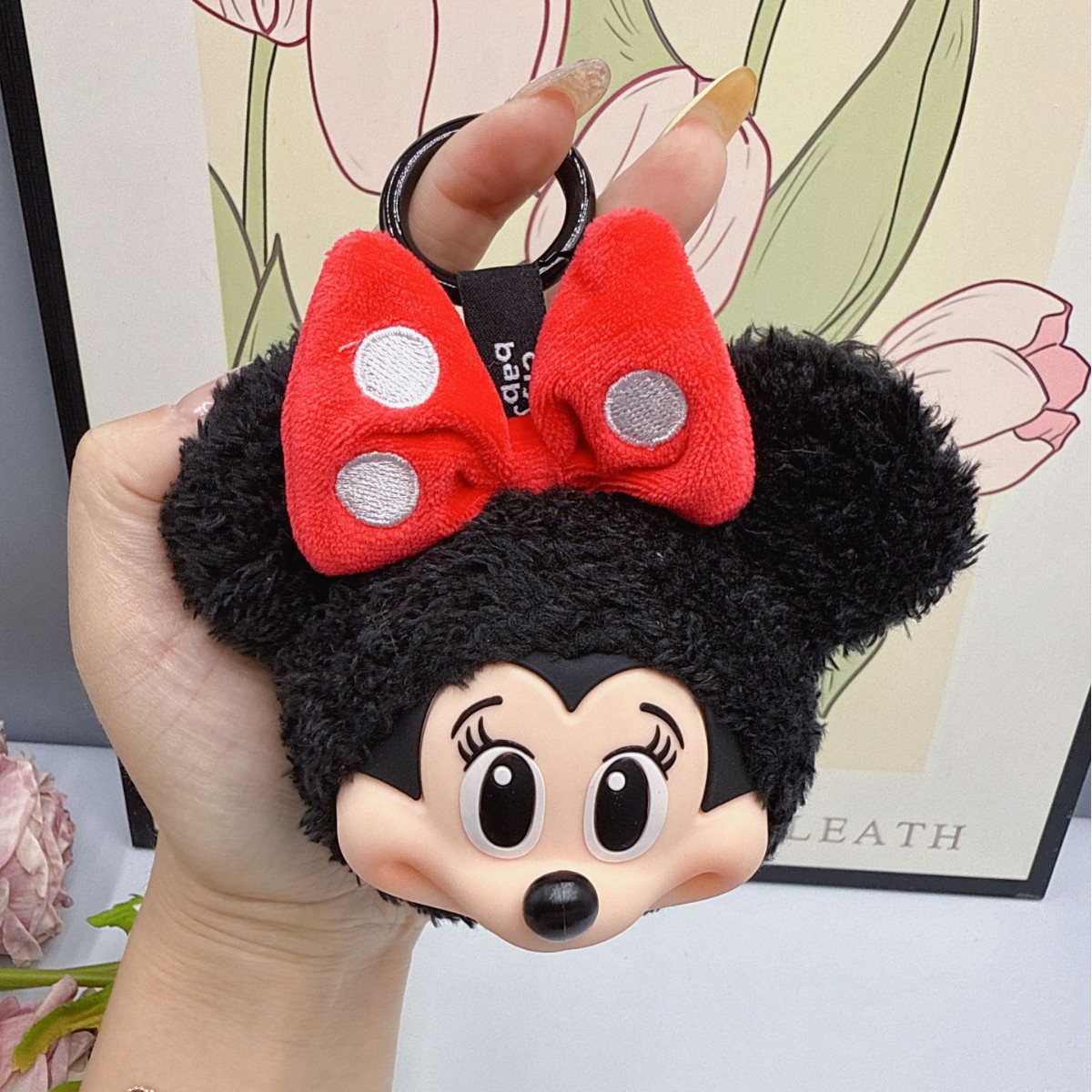 Anime Merchandise Figure - Gantungan Kunci Boneka Mickey Minnie Lucu