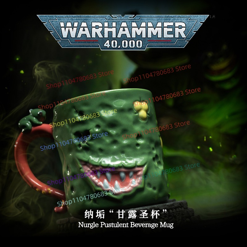 Anime Merchandise Mugs - Mug Nurgle 40K Merchandise, Cangkir Air