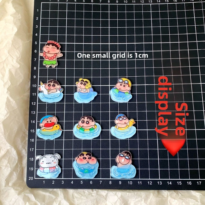 Anime Merchandise Mugs - Crayon Shin-chan Shiro Kartun Lucu Patch