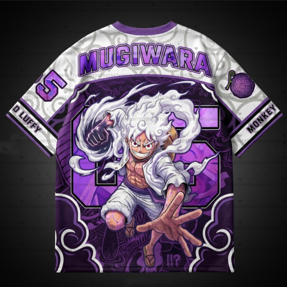 Anime Manga Merchandise - 2526 Kaos Pria Musim Panas Anime