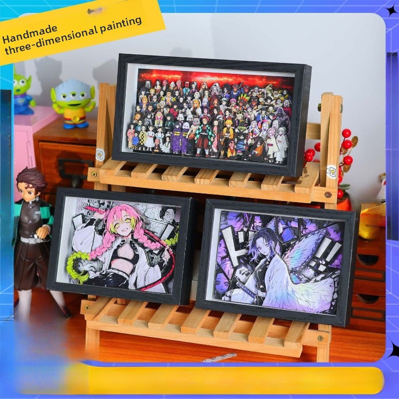Anime Merchandise Figure - Merchandise anime Demon Slayer, kartun lucu,