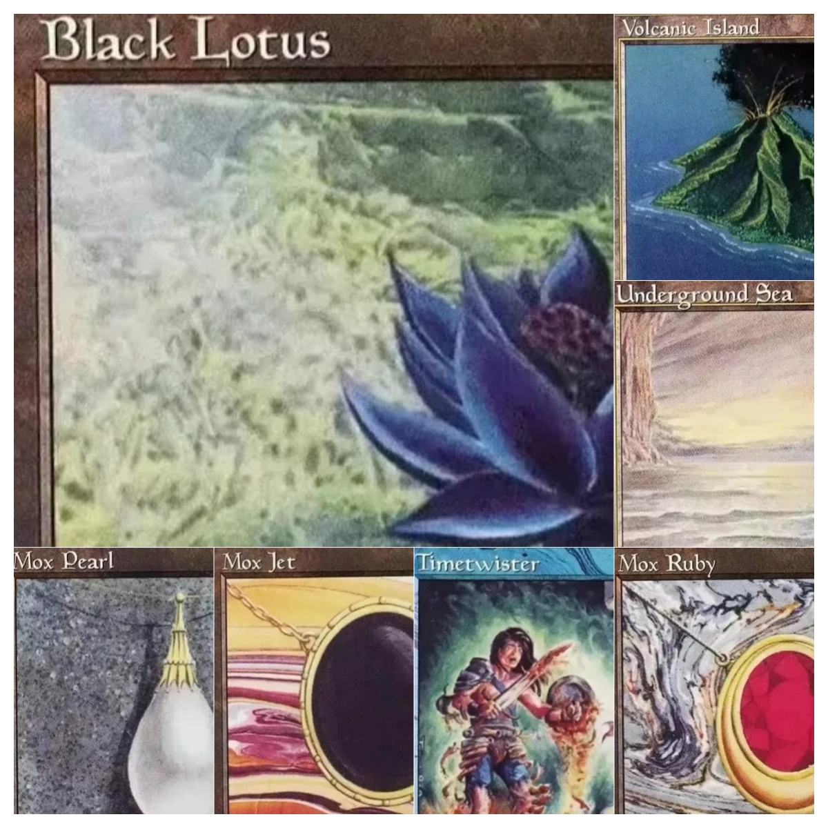 Themed Playing Card - 30th [blacklotus Scrubland] Kartu TCG Game