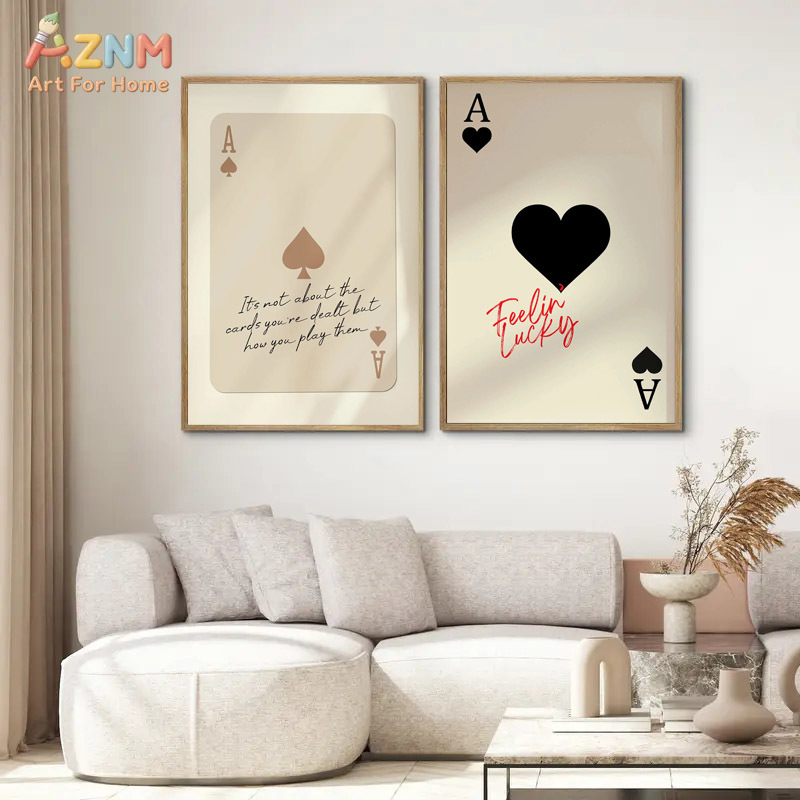AZNM Ace of Spades Feeling Luc - Themed Playing Card ulasan dan harga