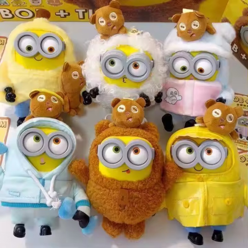 Baru & Populer BOB&TIM Minions - Anime Merchandise Figure ulasan dan harga