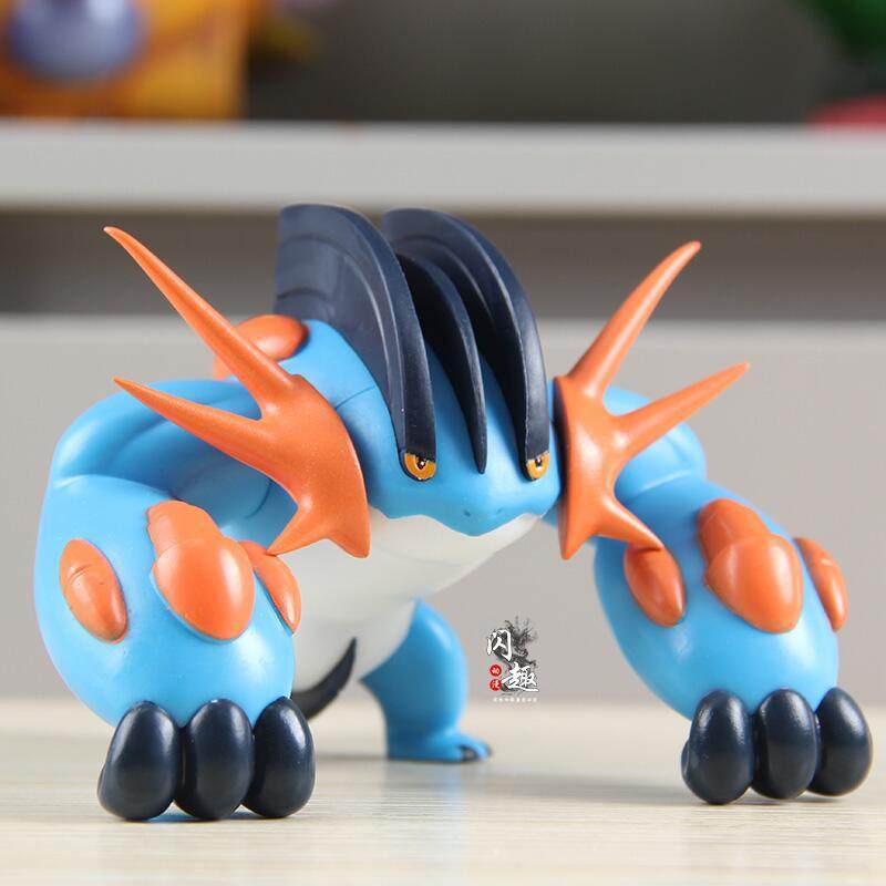 ​ ​ 9cm Mega Swampert Anime Fi - Anime Merchandise Figure ulasan dan harga