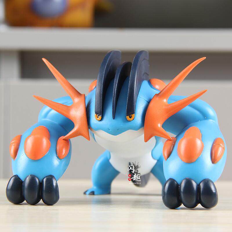 ​ ​ 9cm Mega Swampert Anime Fi - Anime Merchandise Figure ulasan dan harga