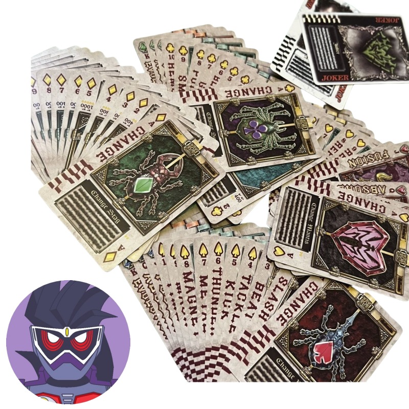 Karakter anime Bandai Kamen Ri - Themed Playing Card ulasan dan harga