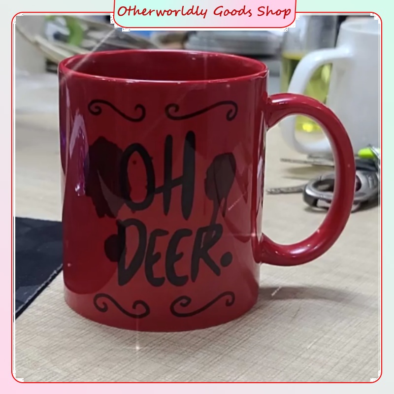 Hazbin Hotel Alastor Mug Keram - Anime Merchandise Mugs ulasan dan harga