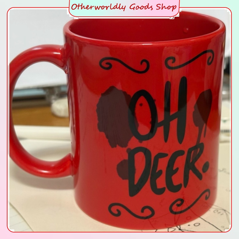 Hazbin Hotel Alastor Mug Keram - Anime Merchandise Mugs ulasan dan harga