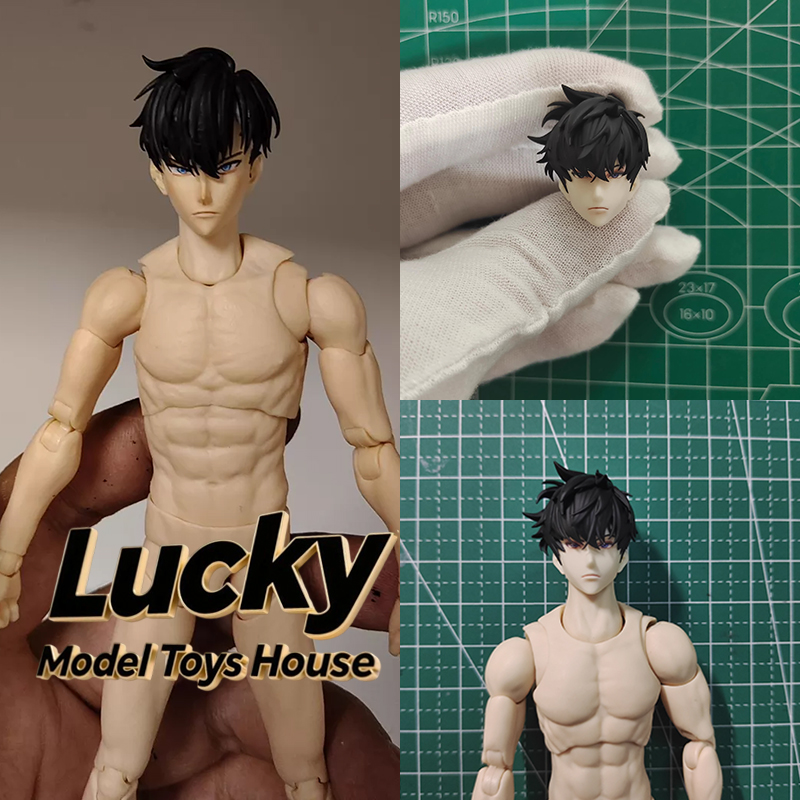 1/12 Sung Jinwoo Figur Pria Pa - Anime Merchandise Solo Leveling ulasan dan harga